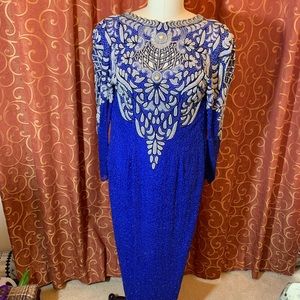 Worn Once 1990’s Gown Finest Beaded Craftsmanship